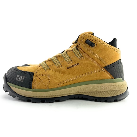 Caterpillar Men's Utilize WP Alloy Toe Sand Boots - Picture 3 of 9